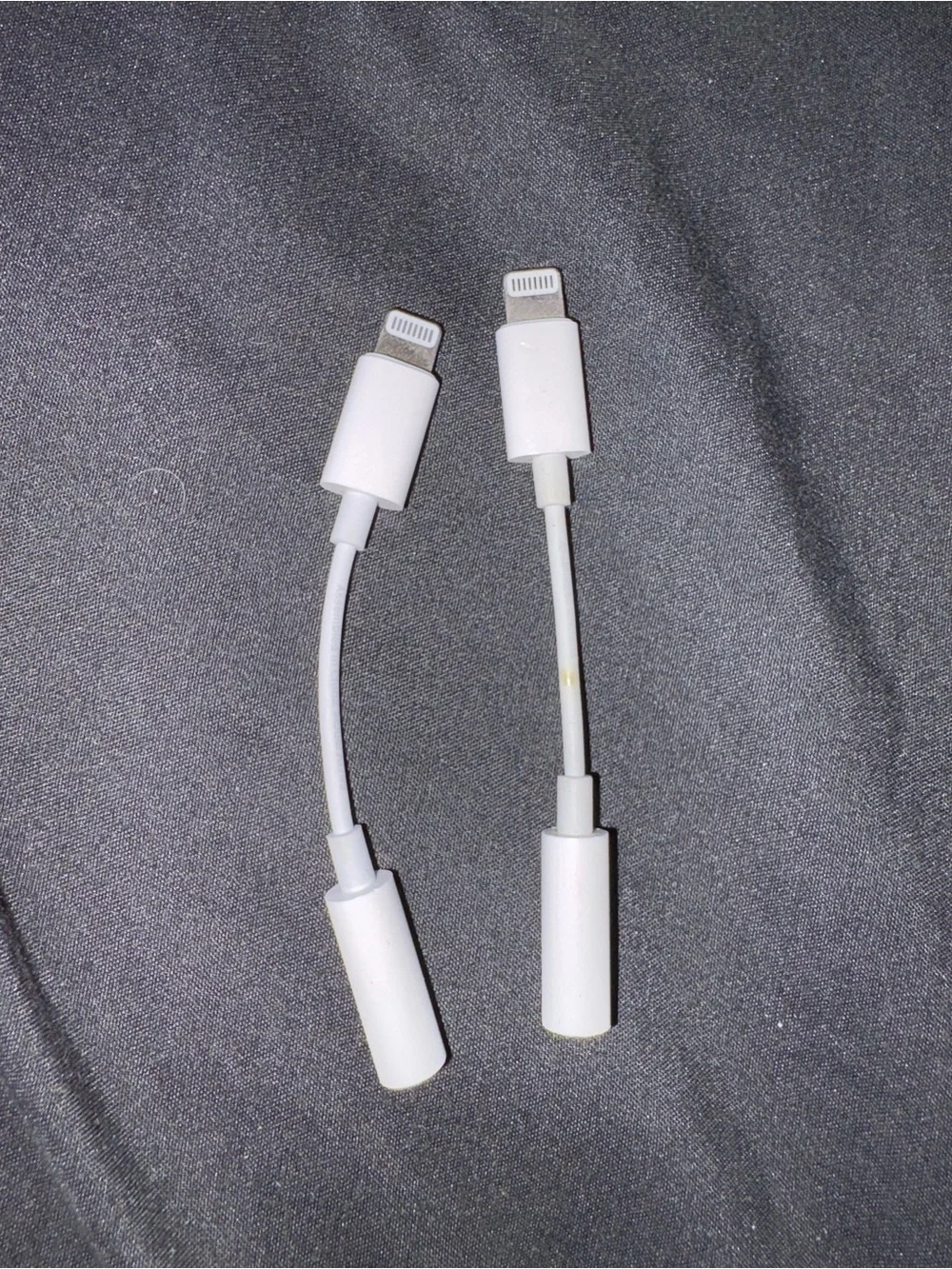 White Lightning to 3.5mm Headphone Adapter (Pair)